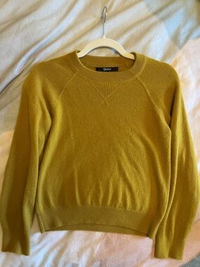 Quince Golden Yellow Cashmere Sweater